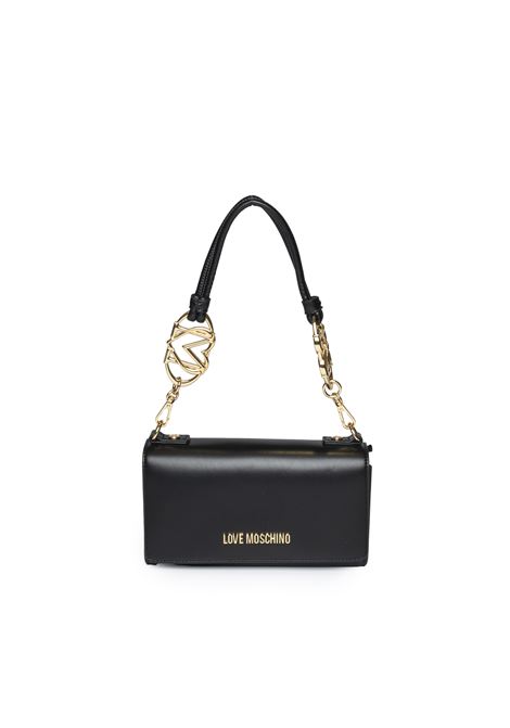 borsa a spalla logo nero LOVE MOSCHINO | JC4051PP1MLF0-000